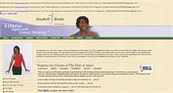 Desktop Screenshot of elizabethbrookslive.com